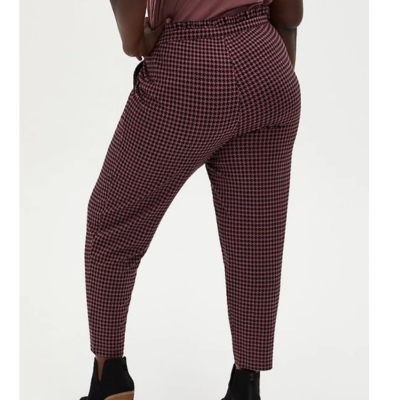 ✨torrid herringbone walnut paperbag waist pant✨ - Picture 2 of 5